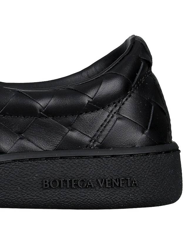 Sawyer Intrecciato Calfskin Slip-Ons Black - BOTTEGA VENETA - BALAAN 7