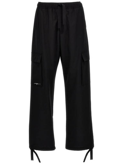 Fresh Cargo Wool Straight Pants Black - MSGM - BALAAN 2