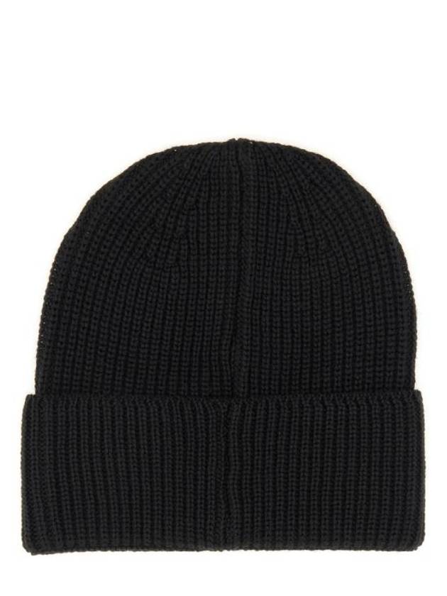 Embroidered Logo Beanie Black - MSGM - BALAAN 3