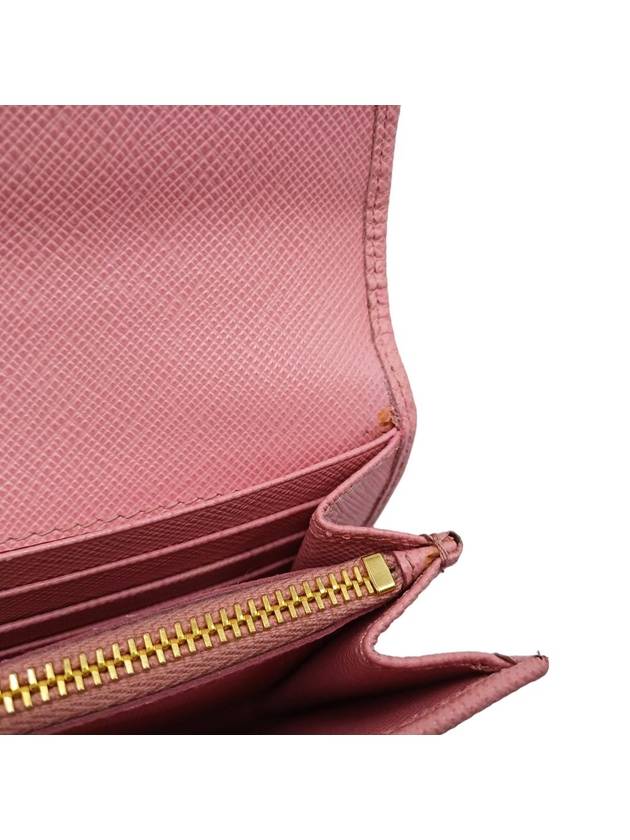 Women s 1MH311 Pink Saffiano Leather Clutch - PRADA - BALAAN 10