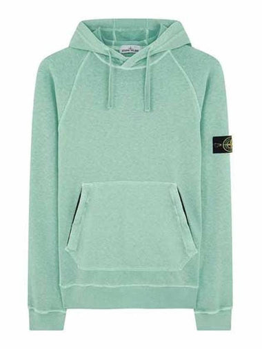 Men's Wappen Patch Sweat Hoodie Green - STONE ISLAND - BALAAN 1