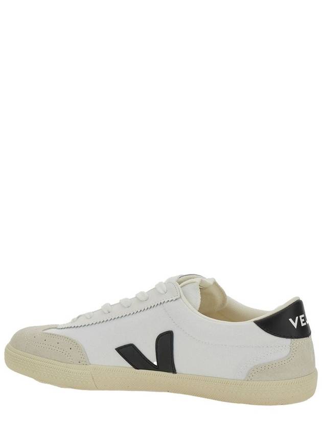 'V-10' White Sneakers With Side Logo Application In Leather Unisex - VEJA - BALAAN 3