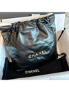 22 Bag Small Black Gold Chain AS3260 - CHANEL - BALAAN 4