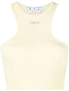 Off Stamp Crop Bra Light Green - OFF WHITE - BALAAN 1