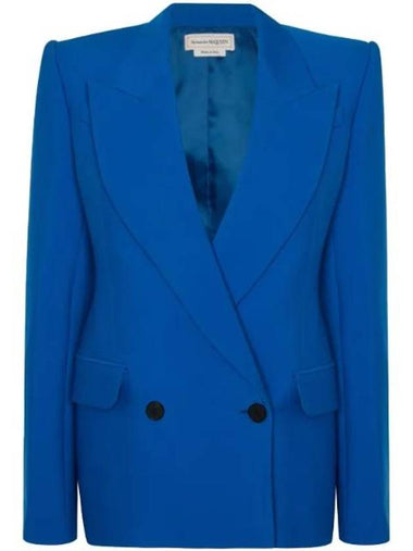 Double Breasted Tailored Blazer 745076QJACX - ALEXANDER MCQUEEN - BALAAN 1