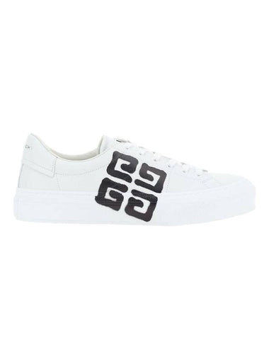 City Sports Lace-Up Low Top Sneakers White - GIVENCHY - BALAAN 1