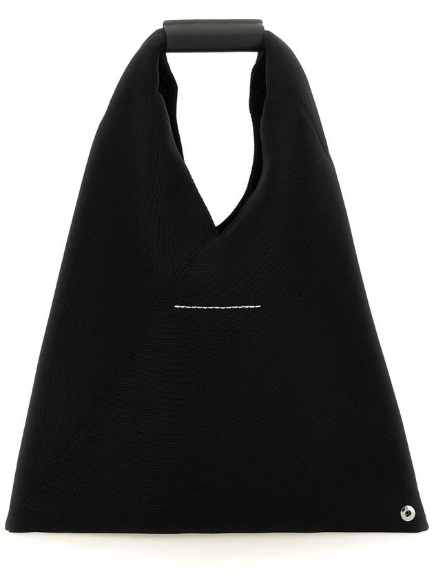 Small Classic Triangle Tote Bag Black - MAISON MARGIELA - BALAAN 3