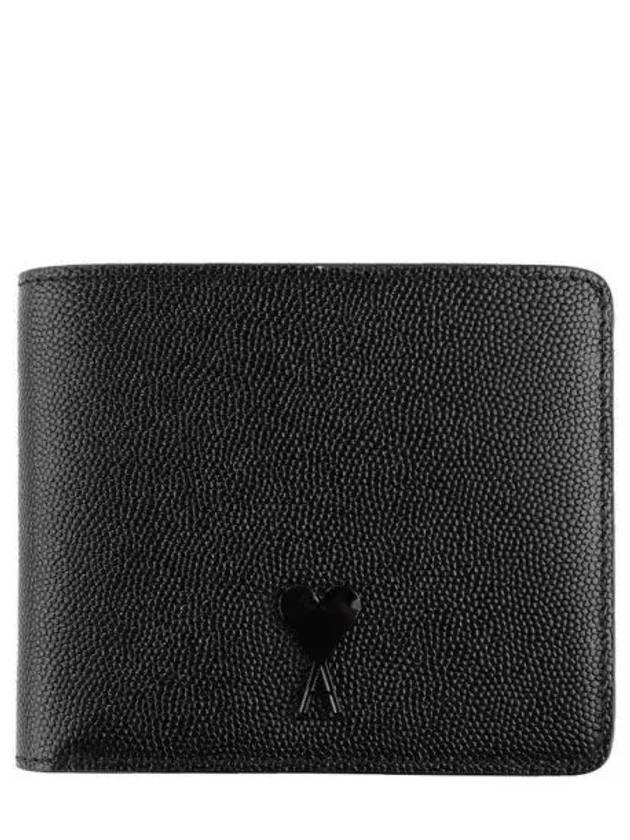 Men s heart logo half wallet USL012 AL0004 001 270923 - AMI - BALAAN 1