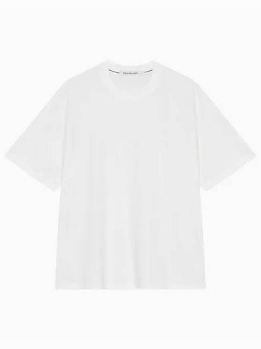 Jeans Institutional Logo Overfit Short Sleeve T-Shirt White - CALVIN KLEIN - BALAAN 1