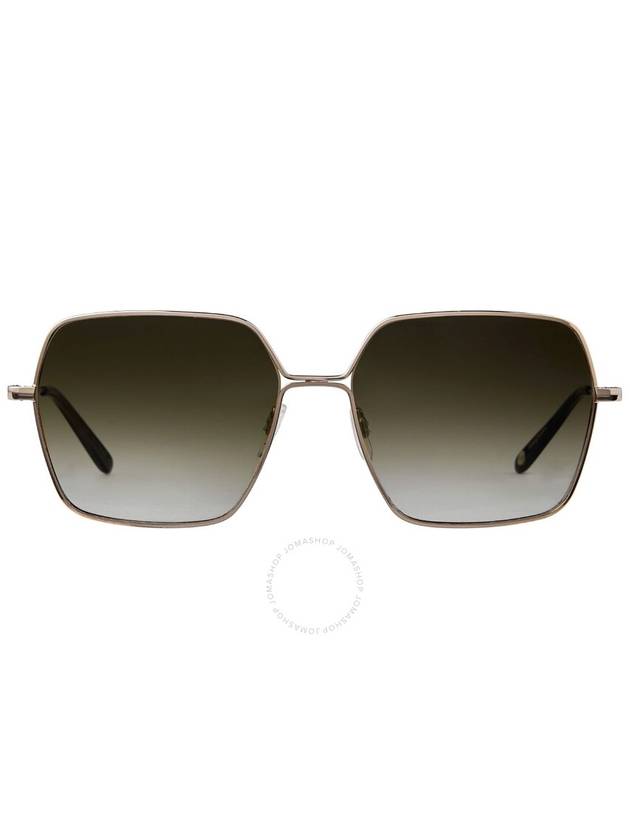 Garrett Leight MEADOW SUN Olive Gradient Square Ladies Sunglasses 4067 G-DGFR/OG 56 - GARRETT LEIGHT - BALAAN 1