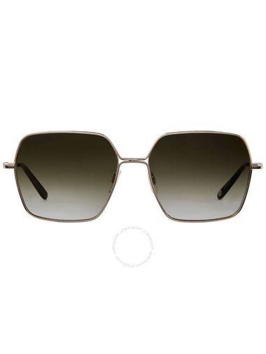 Garrett Leight MEADOW SUN Olive Gradient Square Ladies Sunglasses 4067 G-DGFR/OG 56 - GARRETT LEIGHT - BALAAN 1