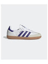 Samba OG Leather Low Top Sneakers Purple Cloud White - ADIDAS - BALAAN 2