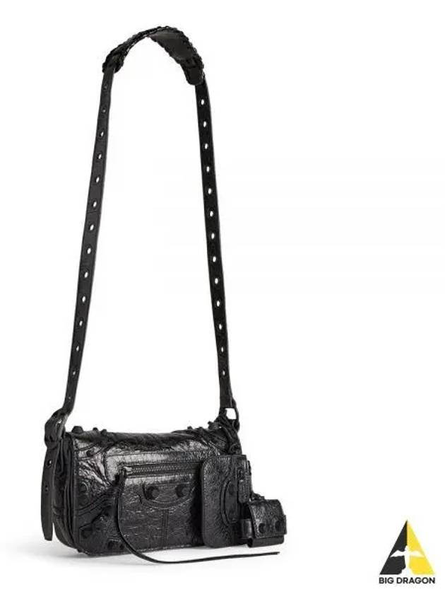 Le Cagole XS Lambskin Flap Cross Bag Black - BALENCIAGA - BALAAN 2