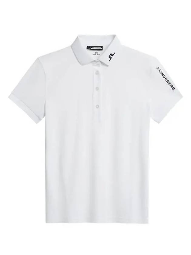 Women's Tour Tech Golf Polo White - J.LINDEBERG - BALAAN 3