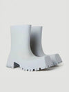 Square toe rubber rain boots gray - BALENCIAGA - BALAAN 3