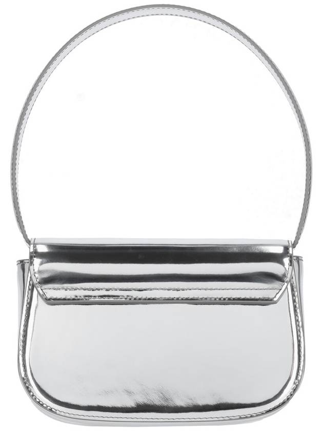 1DR Mirrored Leather Shoulder Bag Silver - DIESEL - BALAAN 4