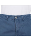 Logo Cotton Slim Cargo Shorts Blue - STONE ISLAND - BALAAN 8