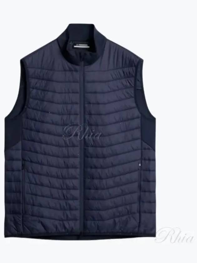 Men's Holden Quilt Hybrid Vest Navy - J.LINDEBERG - BALAAN 2