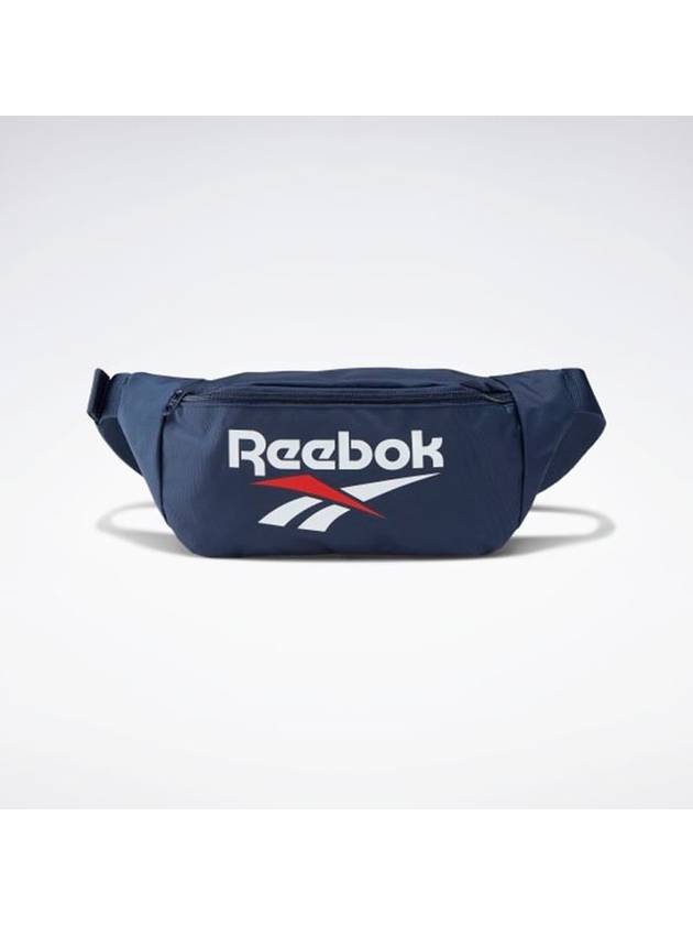 Retro Logo Belt Bag Navy - REEBOK - BALAAN.