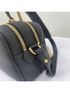 Gold Logo Vitello Dino Leather Cross Bag Black - PRADA - BALAAN.