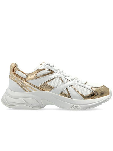 Michael Michael Kors Leo Sneakers, Women's, White - MICHAEL KORS - BALAAN 1