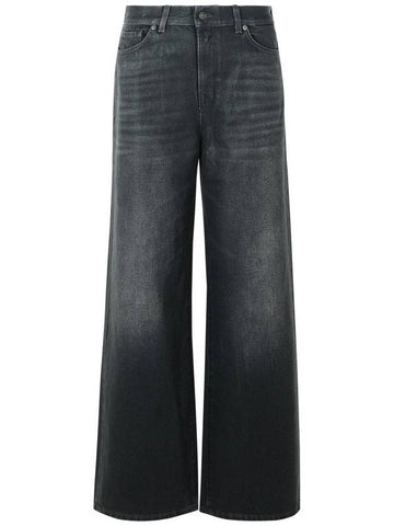 7 For All Mankind 'Liquorice' Black Denim Jeans - 7 FOR ALL MANKIND - BALAAN 1