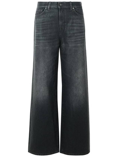 7 For All Mankind 'Liquorice' Black Denim Jeans - 7 FOR ALL MANKIND - BALAAN 1