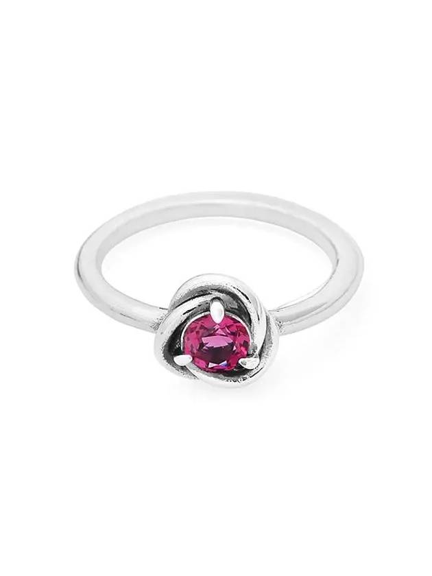 192993C10 Moment October Phlox Pink Eternity Circle Silver Ring - PANDORA - BALAAN 2