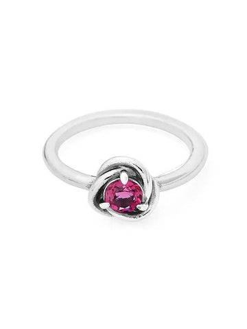 192993C10 Moment October Phlox Pink Eternity Circle Silver Ring - PANDORA - BALAAN 1