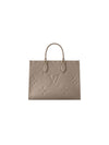 OnTheGo MM Monogram Tote Bag Grey - LOUIS VUITTON - BALAAN 1