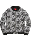 quilted lace bomber jacket white - SUPREME - BALAAN 1