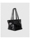 BAR TOTE PATCHWORK CREASED LEATHER BLACK B1BWFM084WSBBK0LL0 - BY FAR - BALAAN 1