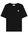 Speedy Fox Patch Comfort Short Sleeve T Shirt Black - MAISON KITSUNE - BALAAN 2