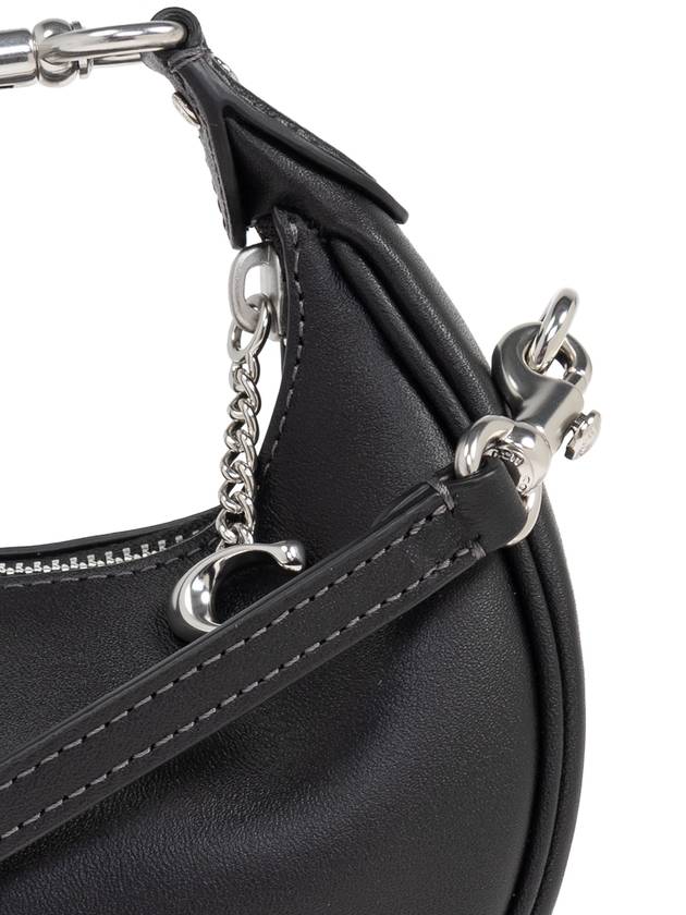 Jonie Fine Grain Leather Shoulder Bag Black - COACH - BALAAN 7