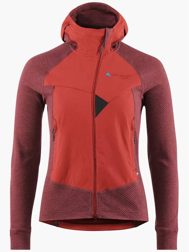 Men's Hugin Zip Up Hoodie Rose Red Madder Red - KLATTERMUSEN - BALAAN 2