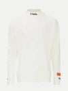 Men s White CTNMB Long Sleeve Turtleneck T Shirt HMAB017C99JER0010110 - HERON PRESTON - BALAAN 5