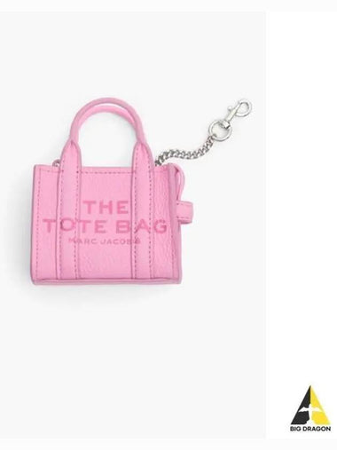 Leather Nano Tote Charm Fluro Candy Pink MBACW23001PIX - MARC JACOBS - BALAAN 1