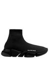 Speed ​​2.0 Runner High Top Sneakers Black - BALENCIAGA - BALAAN 2