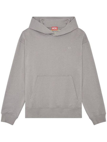 S Macs Megoval D Hoodie Grey - DIESEL - BALAAN 1