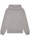 S Macs Megoval D Hoodie Grey - DIESEL - BALAAN 1