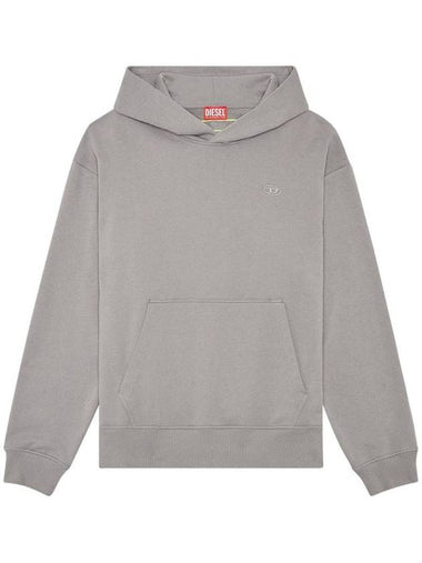 S Macs Megoval D Hoodie Grey - DIESEL - BALAAN 1