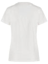 Women s Round T Shirt White 8C732 00 V8058 033 - MONCLER - BALAAN 3