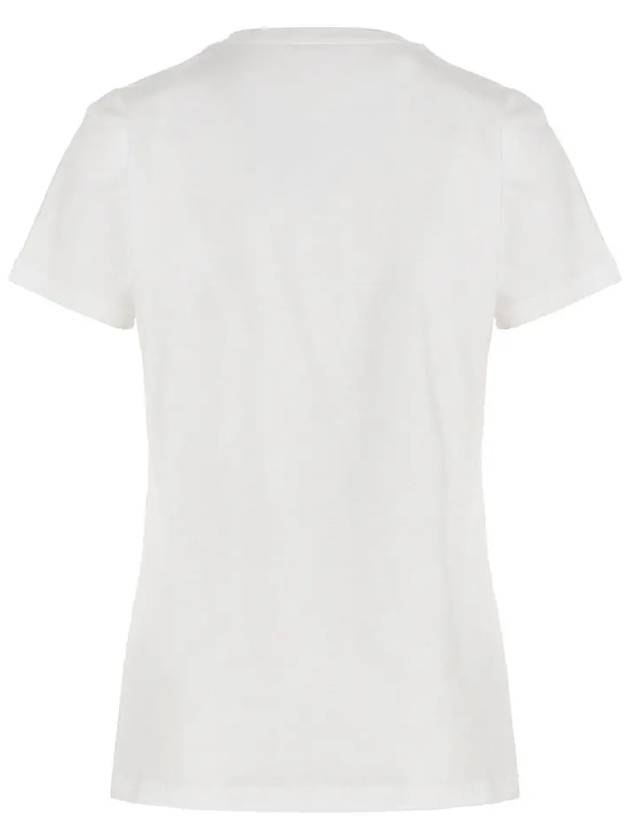 Women s Round T Shirt White 8C732 00 V8058 033 - MONCLER - BALAAN 3