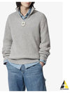 Zip-Up Knit Turtleneck Grey - JW ANDERSON - BALAAN 2