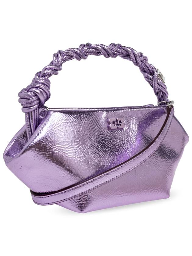 Ganni Handbag With Logo, Women's, Purple - GANNI - BALAAN 4