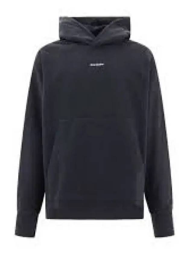 Logo Print Oversized Fit Hoodie Black - ACNE STUDIOS - BALAAN 2