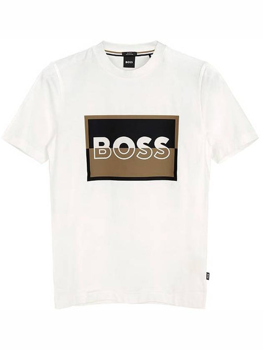 Short Sleeve T-Shirt 50481602 404 Blue - HUGO BOSS - BALAAN 2