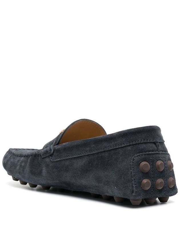 Timeless Gommino Suede Driving Shoes Navy - TOD'S - BALAAN 5