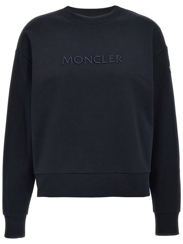 Moncler Logo Embroidery Sweatshirt - MONCLER - BALAAN 1