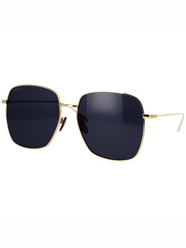 Eyewear Metal Chain Crystal Disco Ball Pendant Sunglasses Black Gold - GUCCI - BALAAN 3